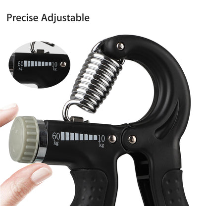 Adjustable Hand Gripper Strength Trainer for Forearm, Wrist & Finger Exercise